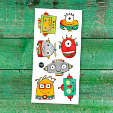Pico Tatoo - Tatouage pour enfants - Les robots rigolos